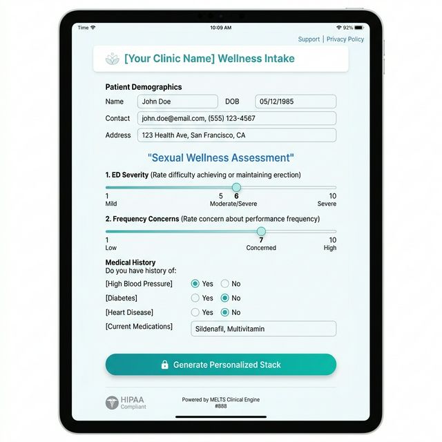 Med Spa Tablet Intake